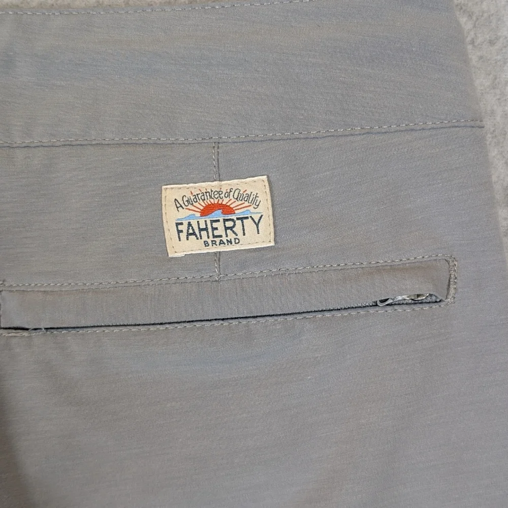Faherty All Day Shorts 1.0 Men's 32 Ice Gray 9
